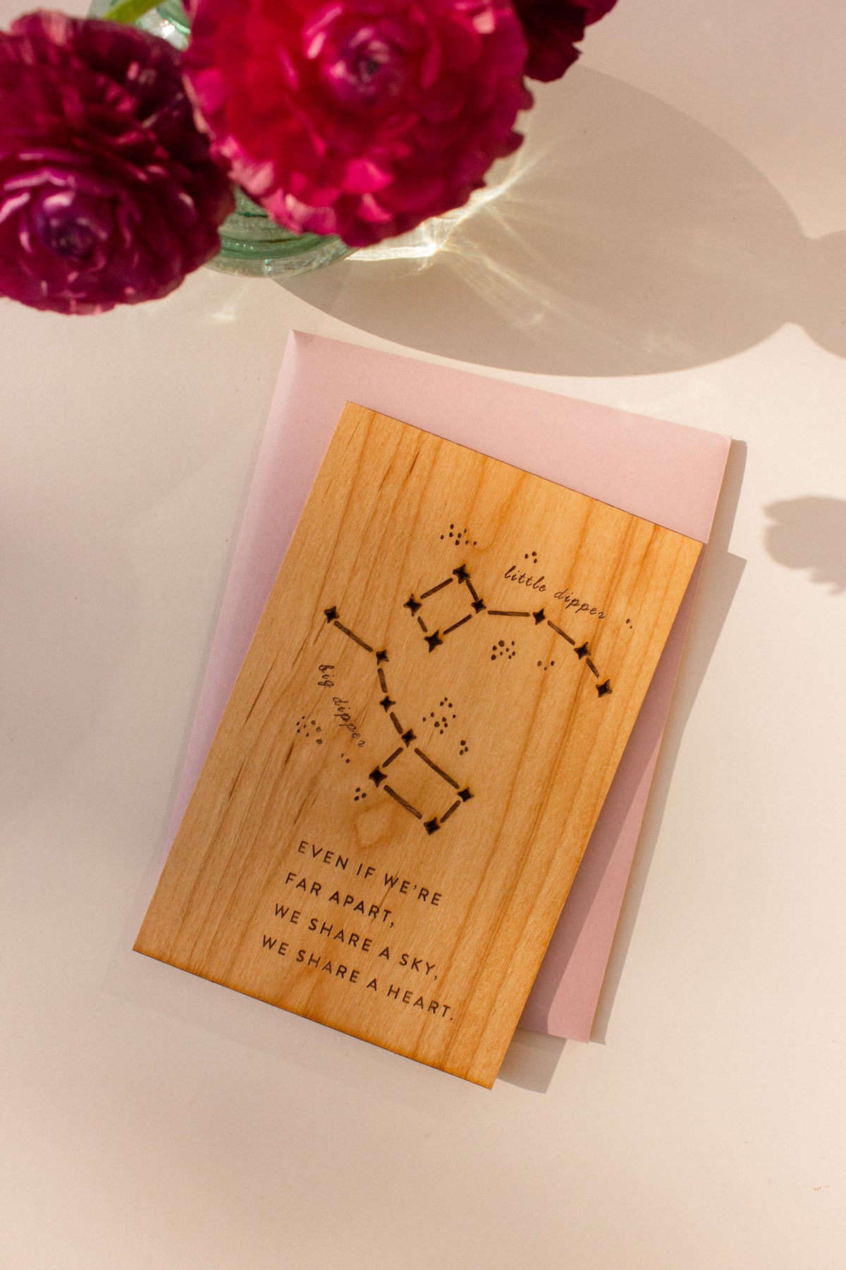 Hereafter Wood Greeting Card