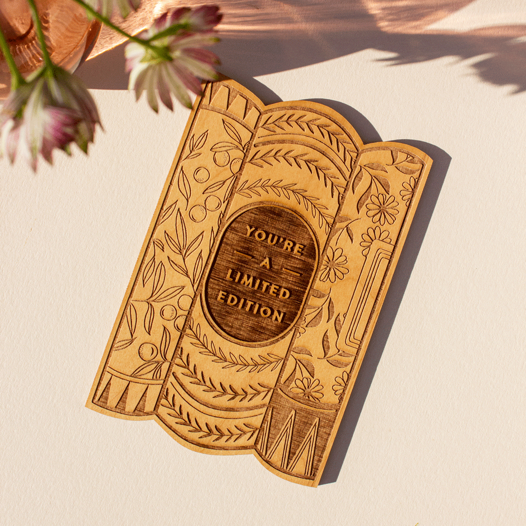 Hereafter Wood Greeting Card