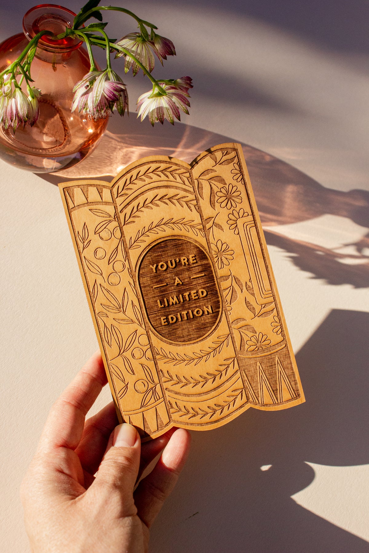 Hereafter Wood Greeting Card