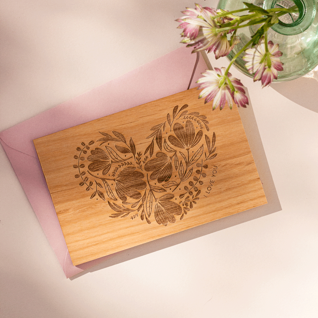 Hereafter Wood Greeting Card