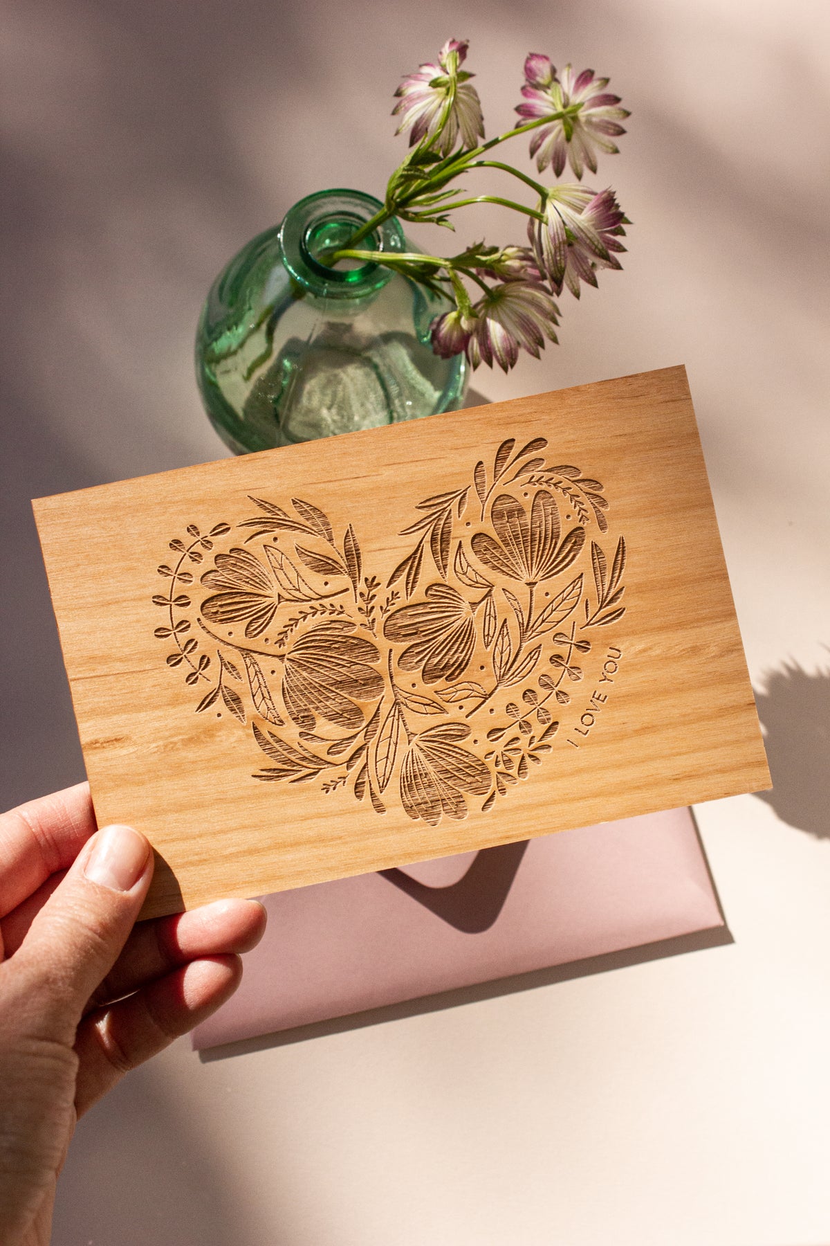 Hereafter Wood Greeting Card