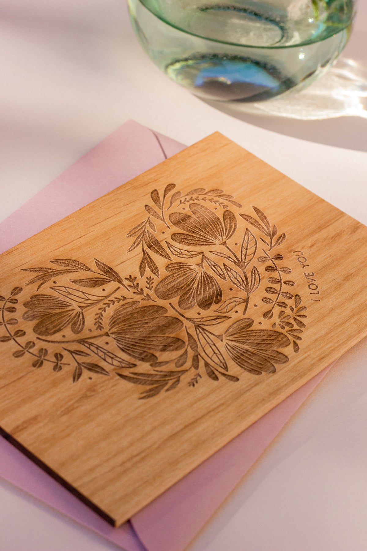 Hereafter Wood Greeting Card