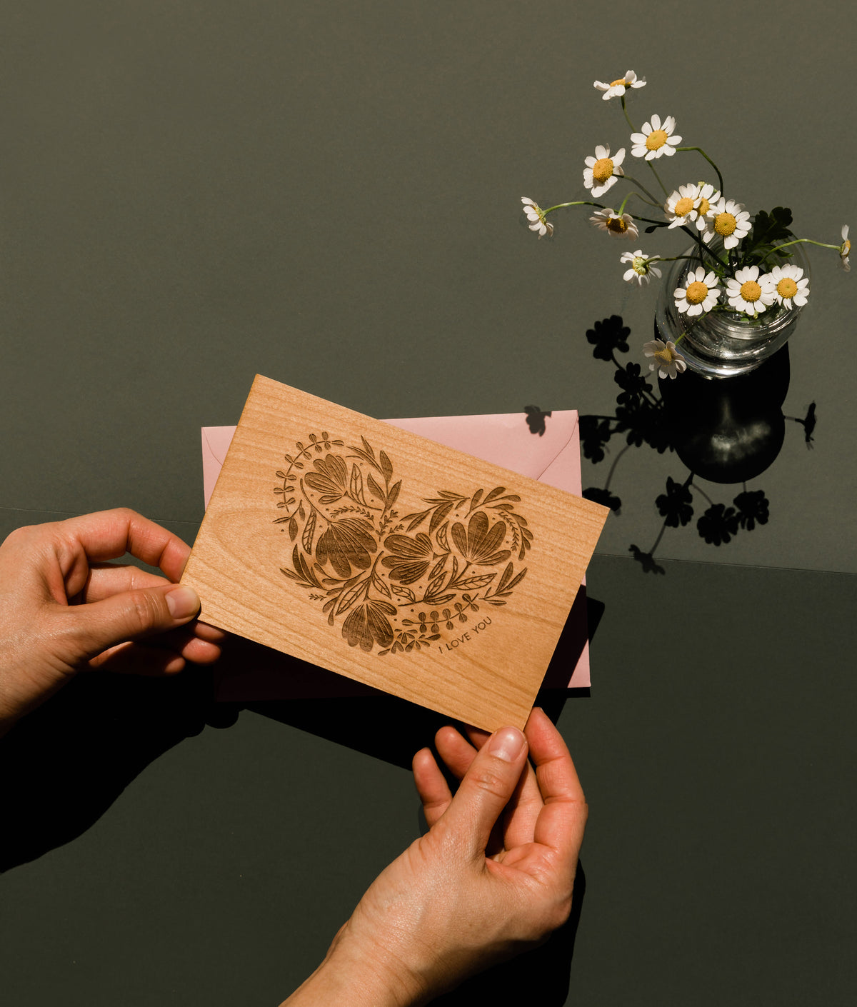 Hereafter Wood Greeting Card