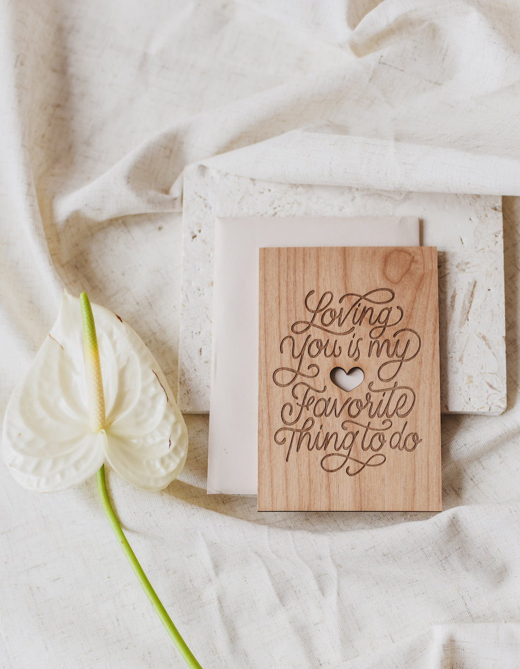 Hereafter Wood Greeting Card