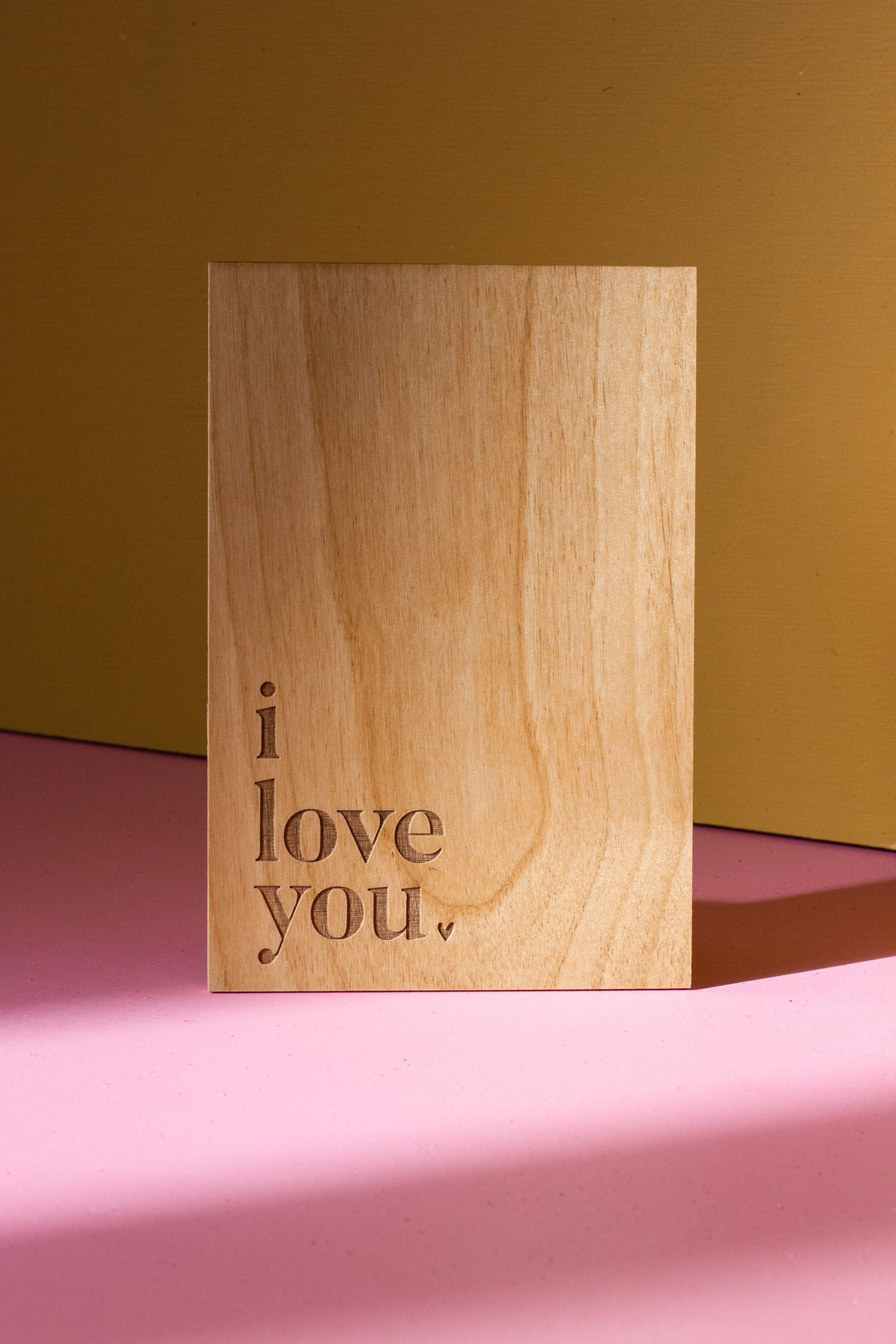 Hereafter Wood Greeting Card