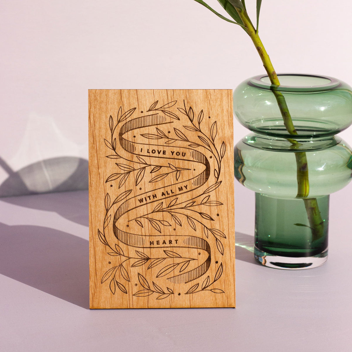 Hereafter Wood Greeting Card