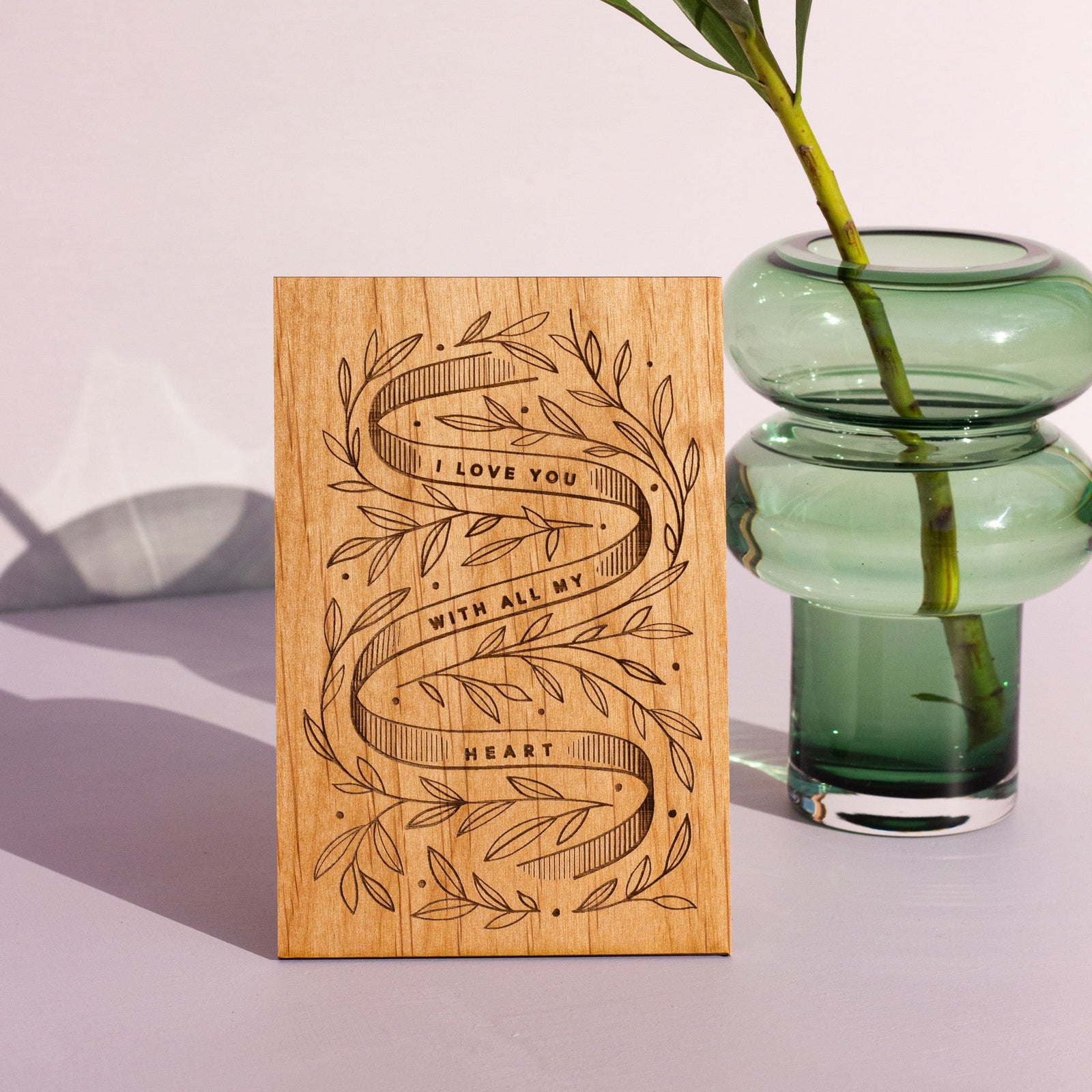 Hereafter Wood Greeting Card