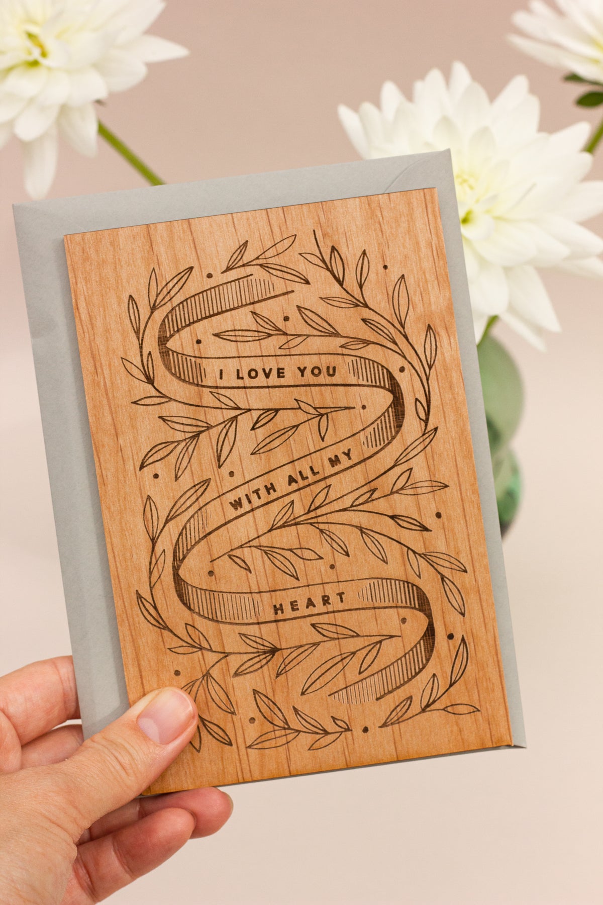 Hereafter Wood Greeting Card