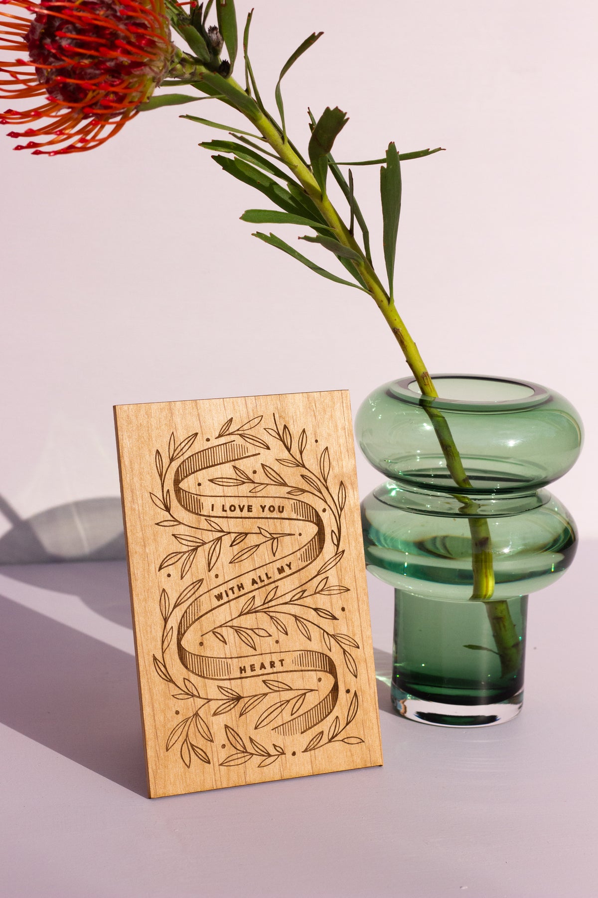 Hereafter Wood Greeting Card