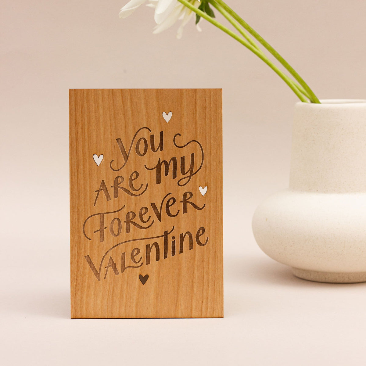 Hereafter Wood Greeting Card