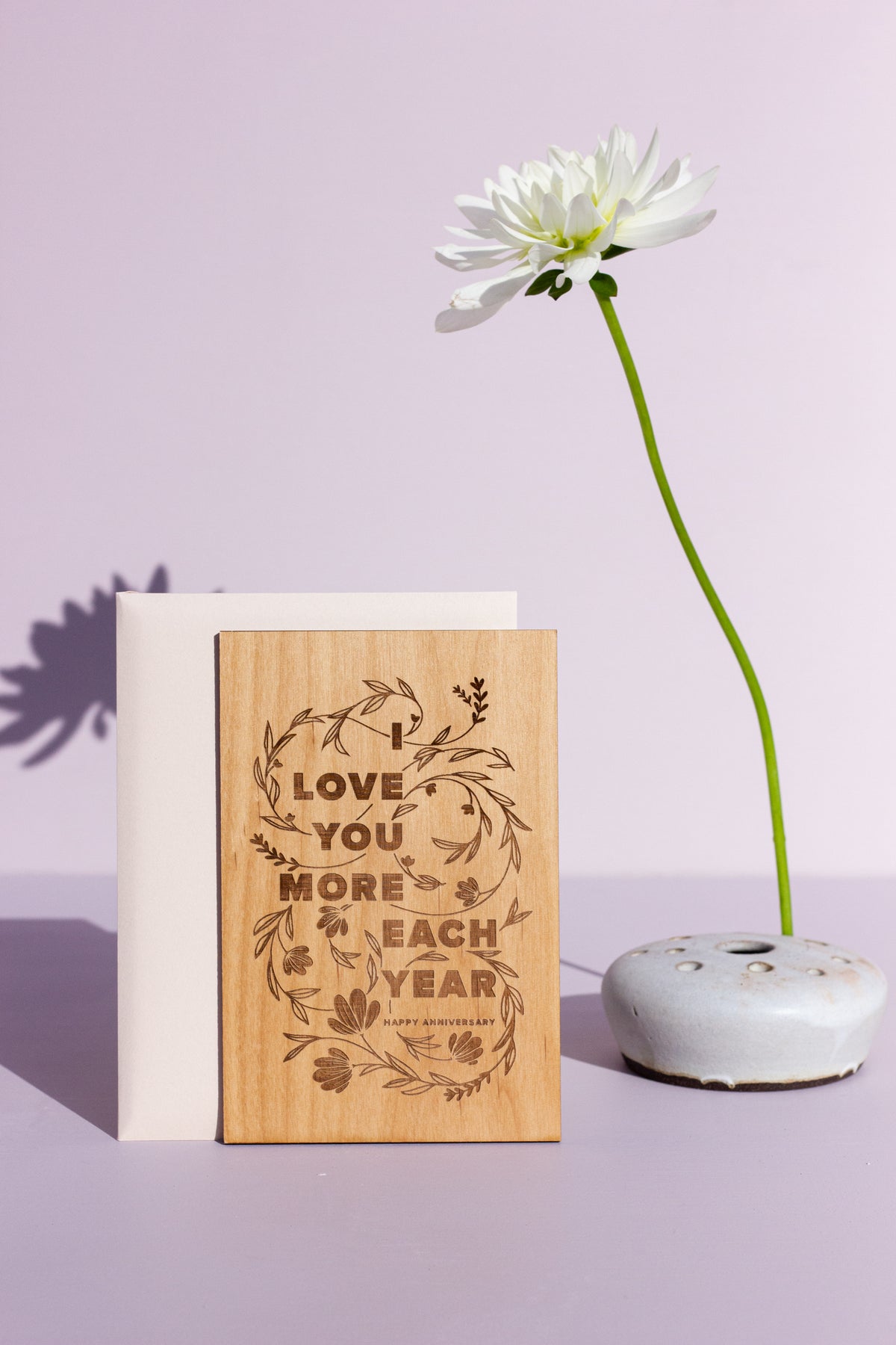 Hereafter Wood Greeting Card