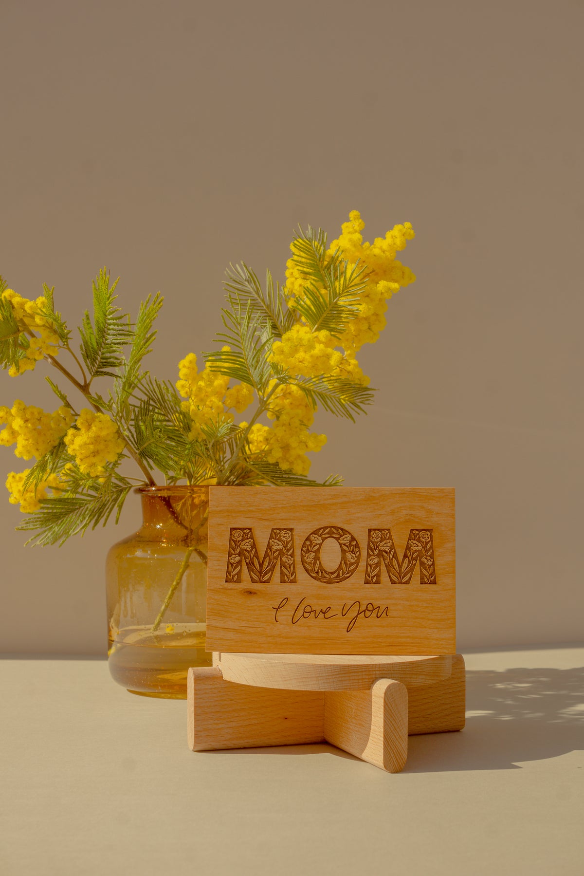 Hereafter Wood Greeting Card