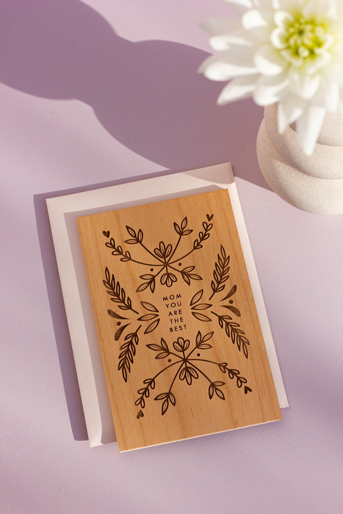 Hereafter Wood Greeting Card