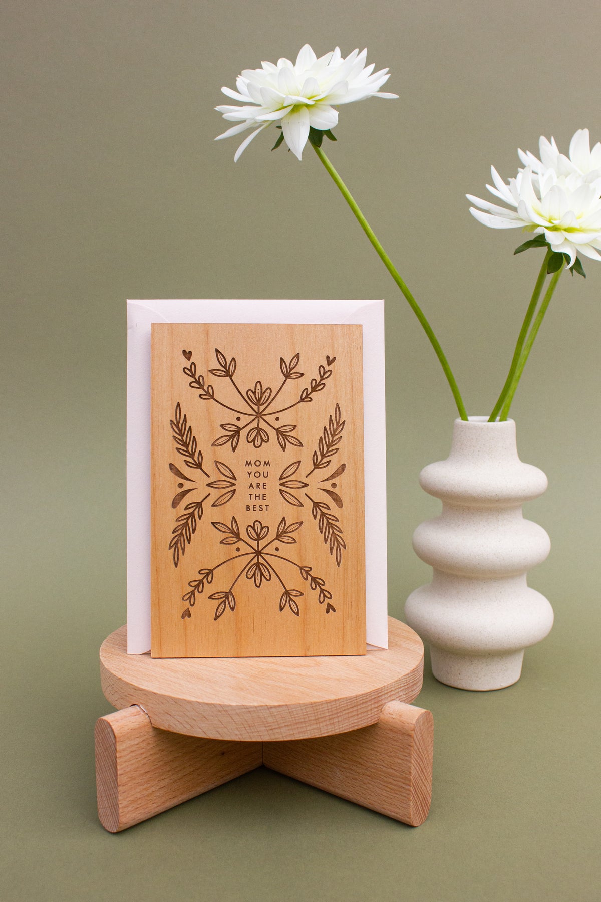 Hereafter Wood Greeting Card