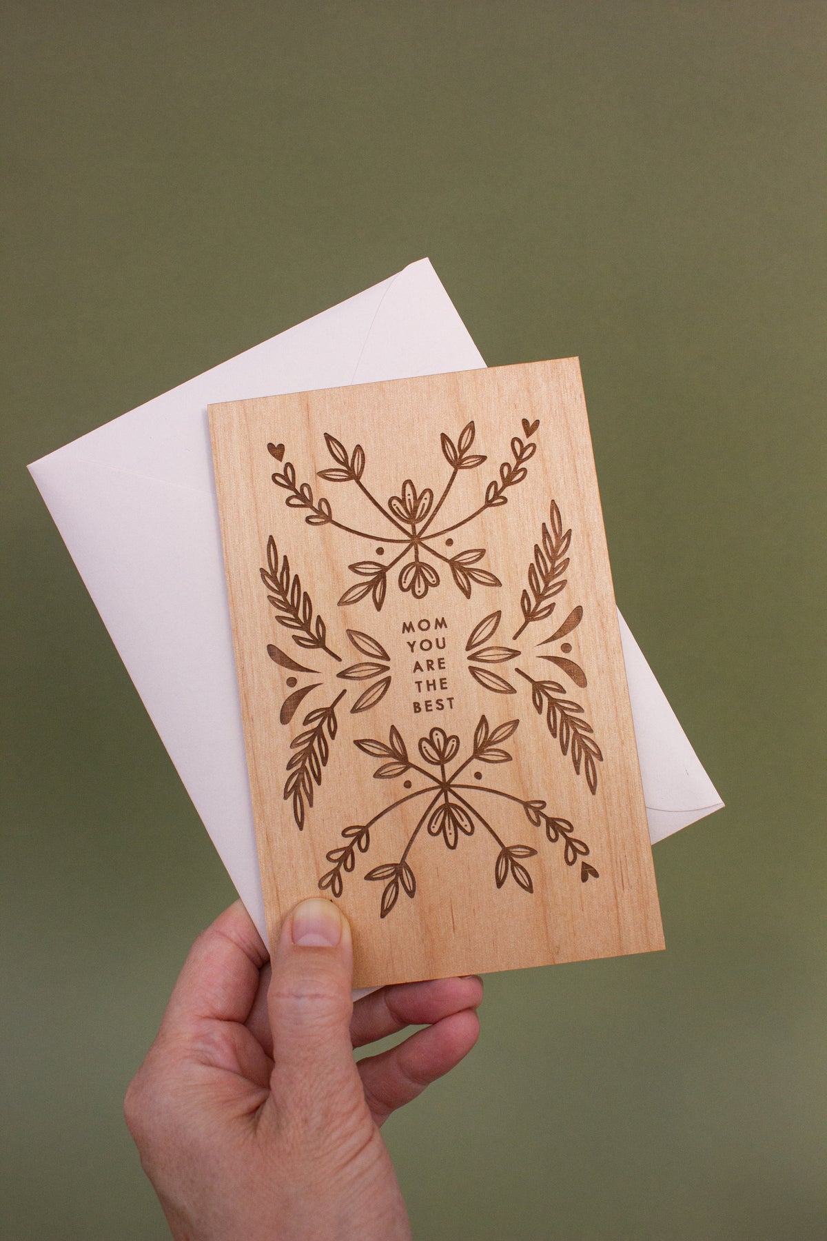 Hereafter Wood Greeting Card