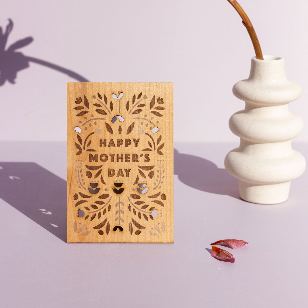 Hereafter Wood Greeting Card