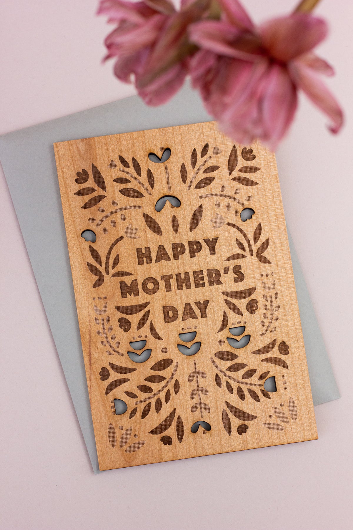 Hereafter Wood Greeting Card