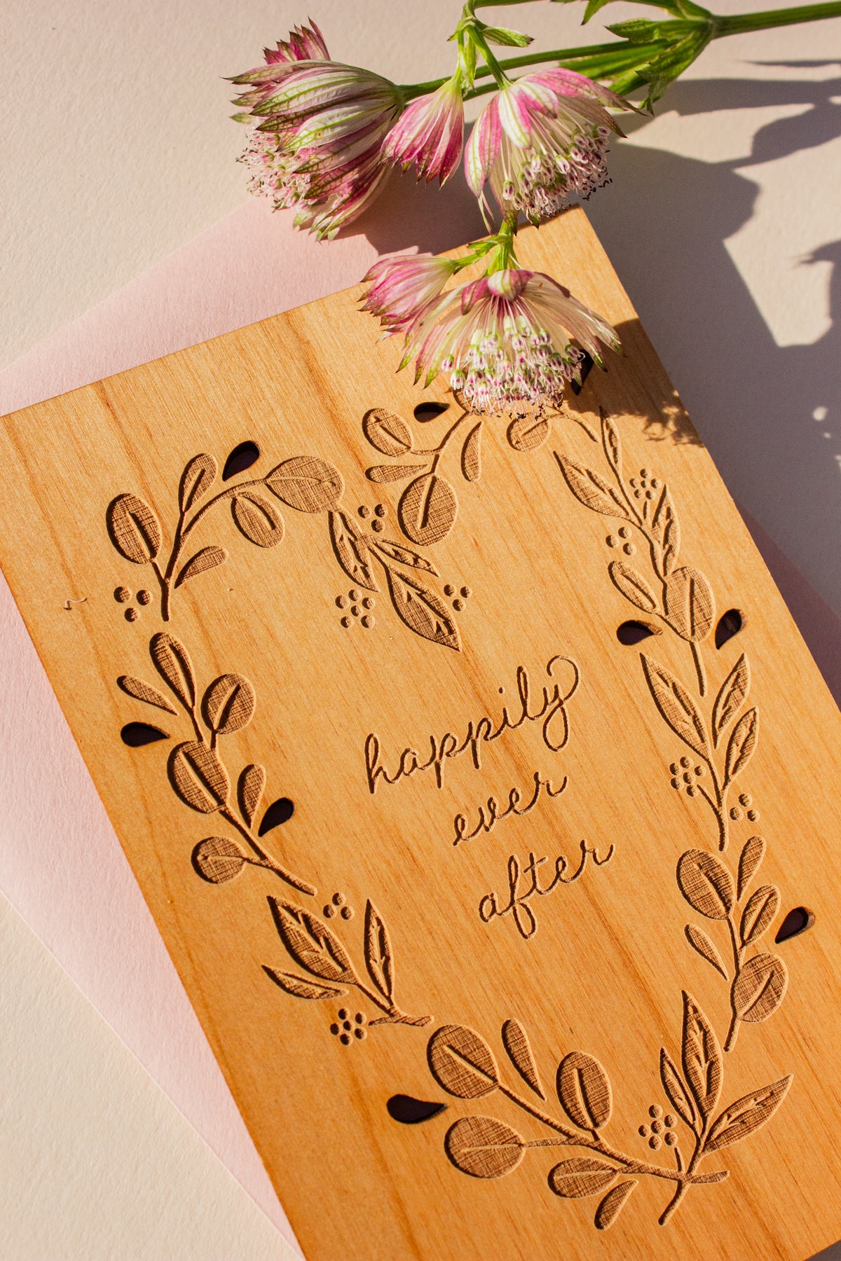 Hereafter Wood Greeting Card
