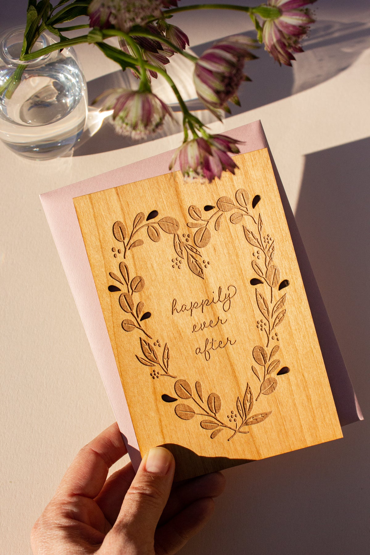 Hereafter Wood Greeting Card3