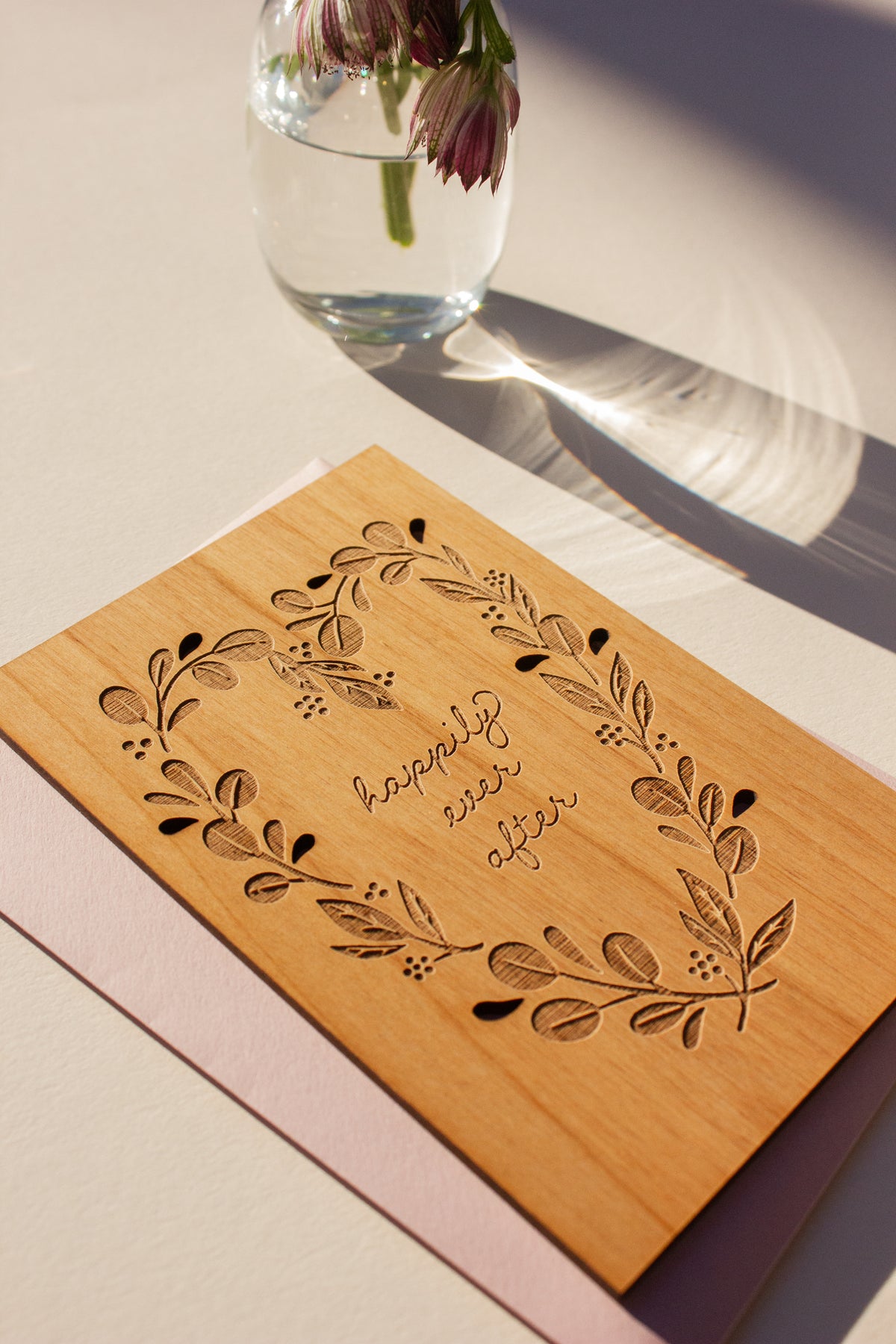 Hereafter Wood Greeting Card