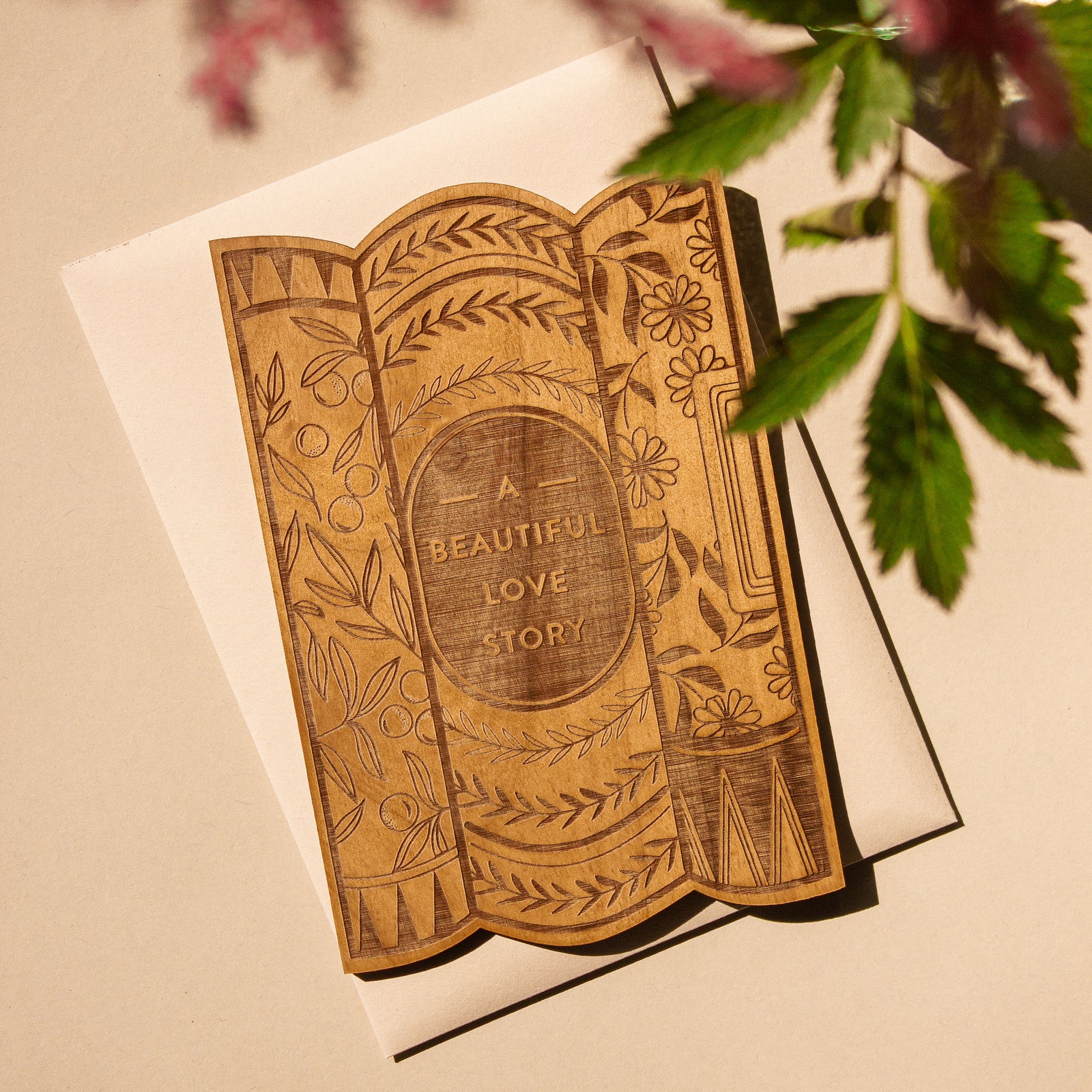 Hereafter Wood Greeting Card