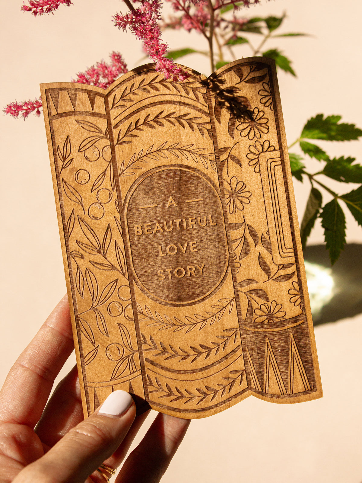 Hereafter Wood Greeting Card