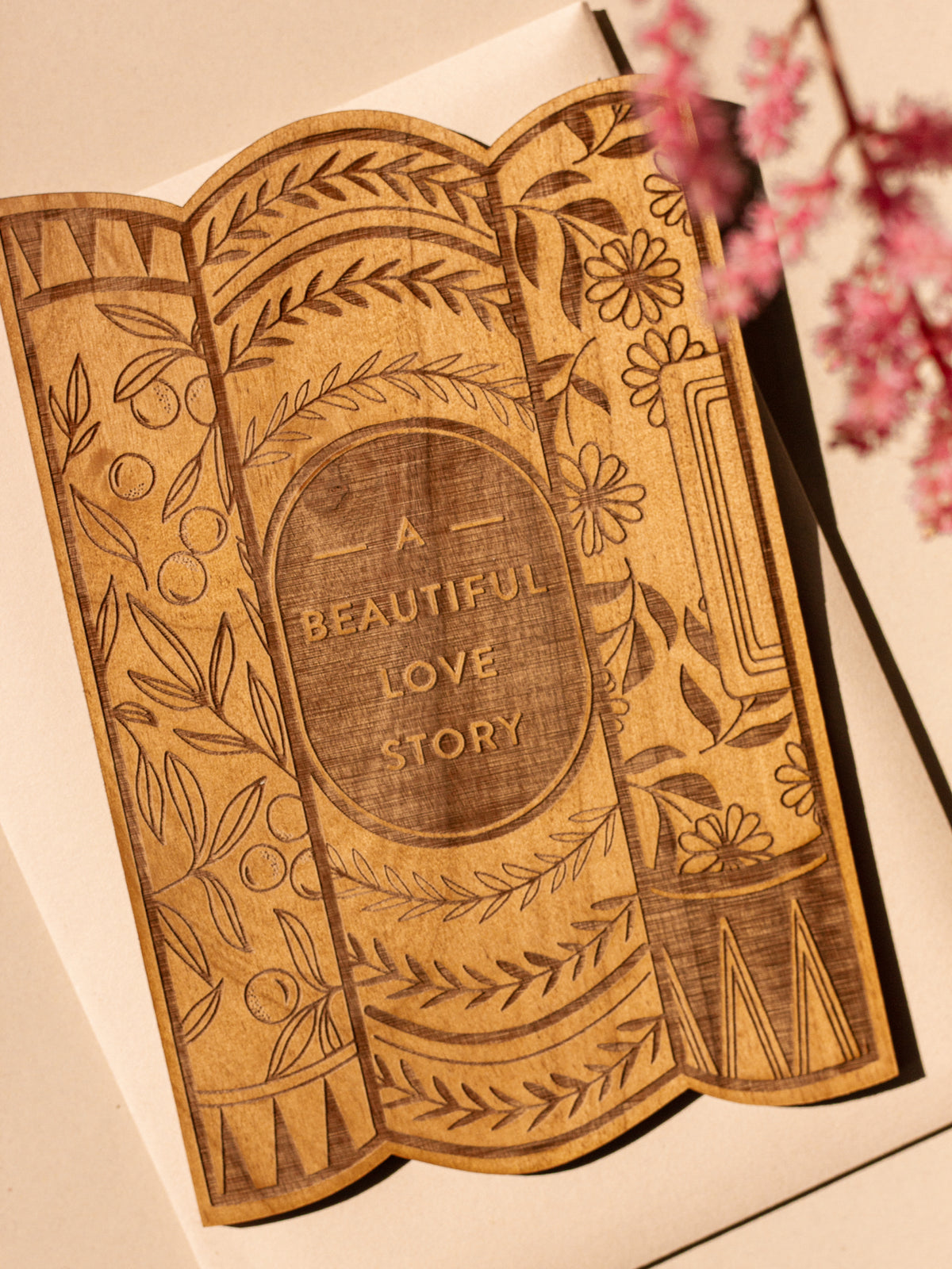 Hereafter Wood Greeting Card