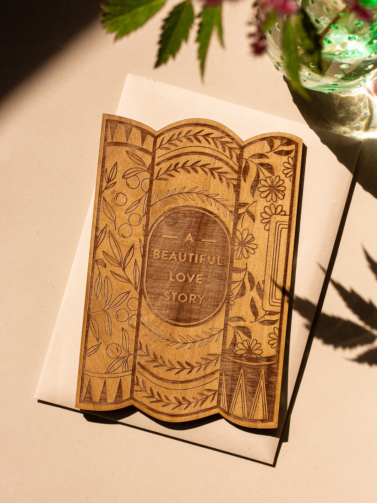 Hereafter Wood Greeting Card