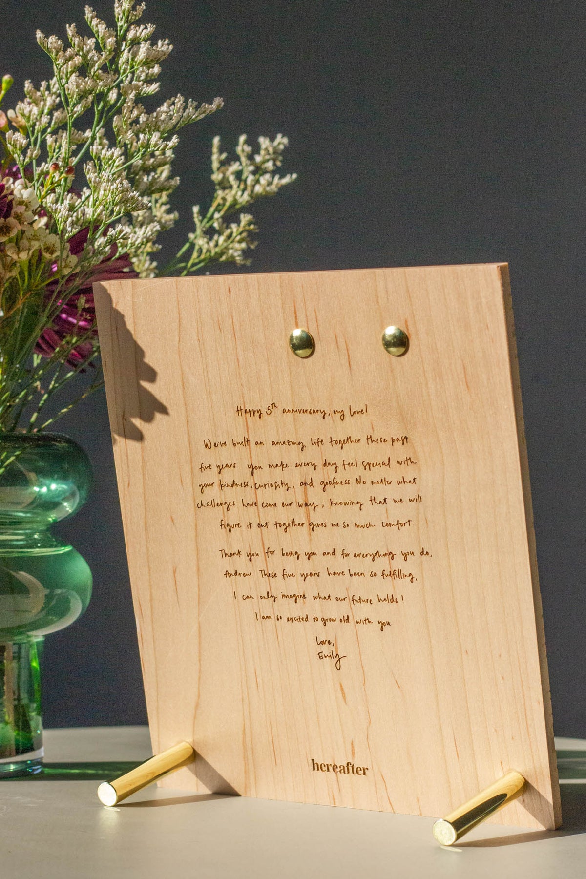 Frames Personalized Message