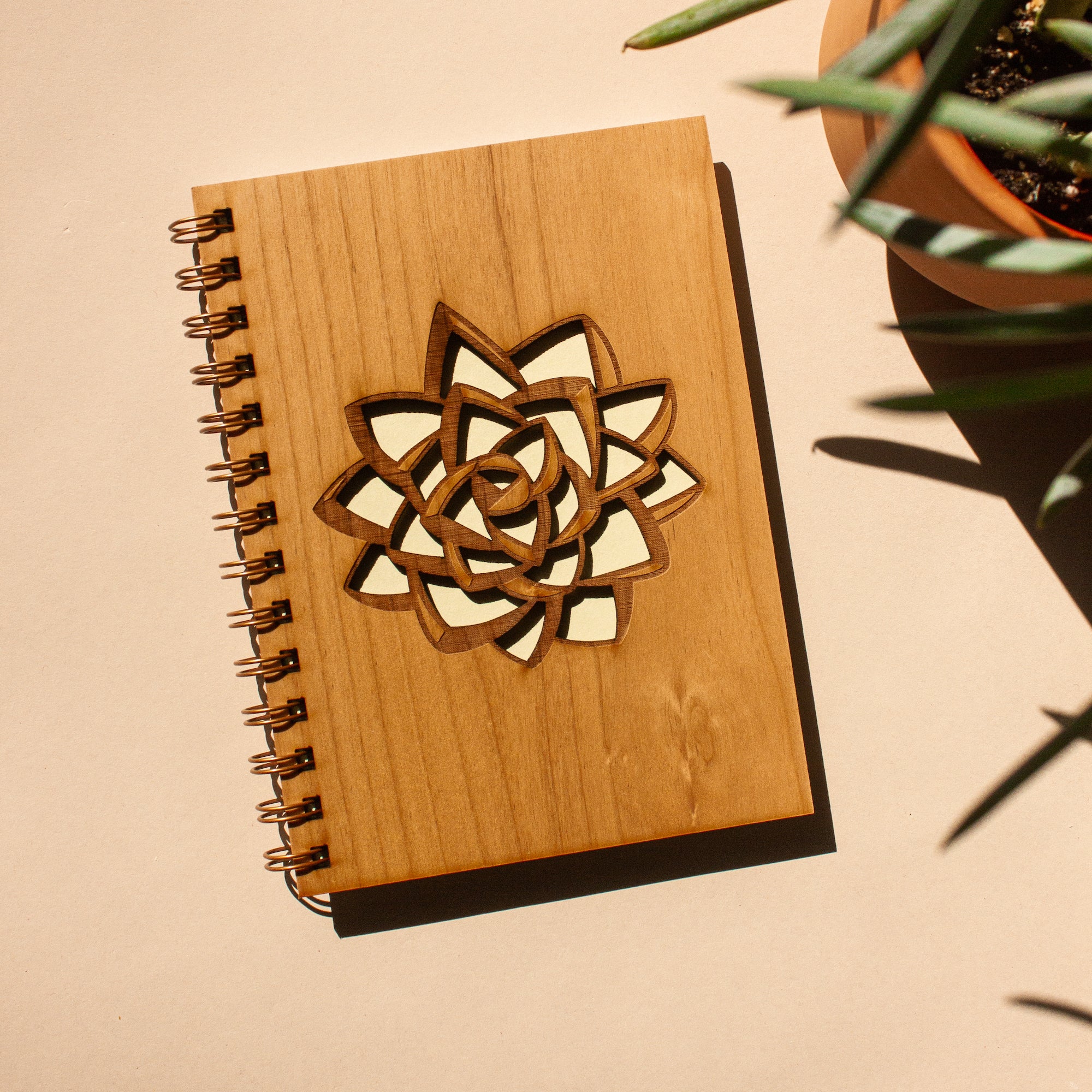 succulent journal Succulent Wood Journal