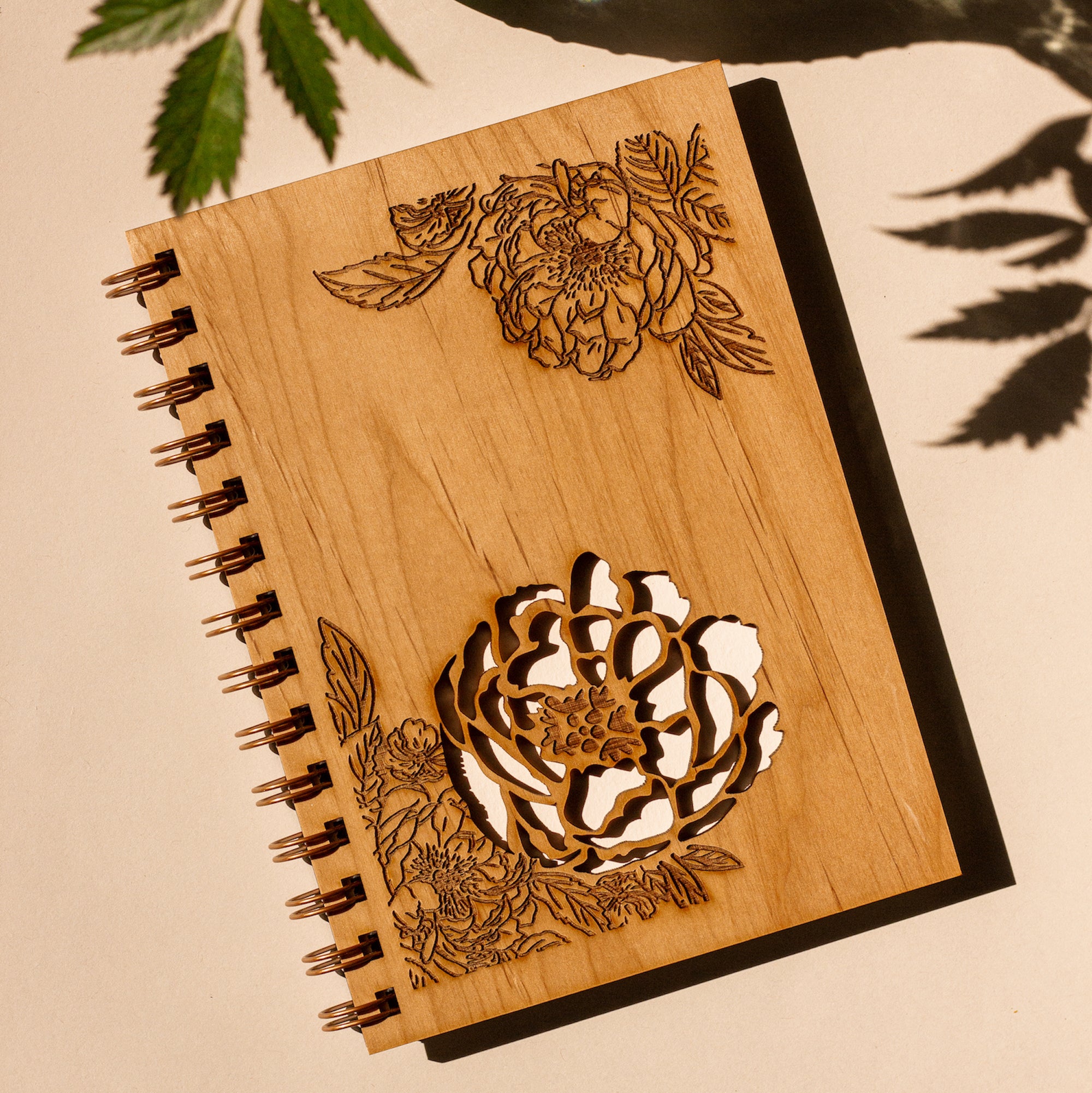 Little Book of Happy Things Personalized Wood Diary