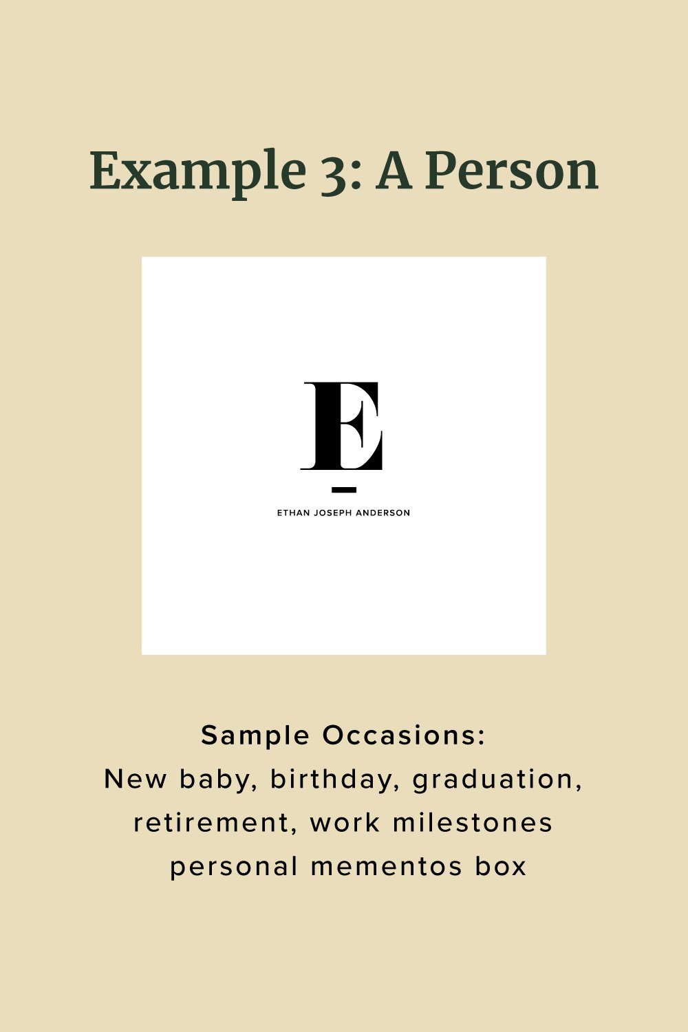 Classic Monogram Personalized Keepsake Box