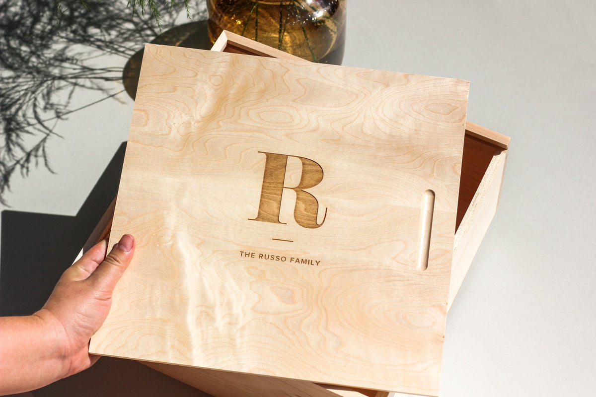 LB.002-Hereafter-Classic-Monogram-Large-Wooden-Custom-Keepsake-Box-2Classic Monogram Custom Wood Keepsake Box | Hereafter