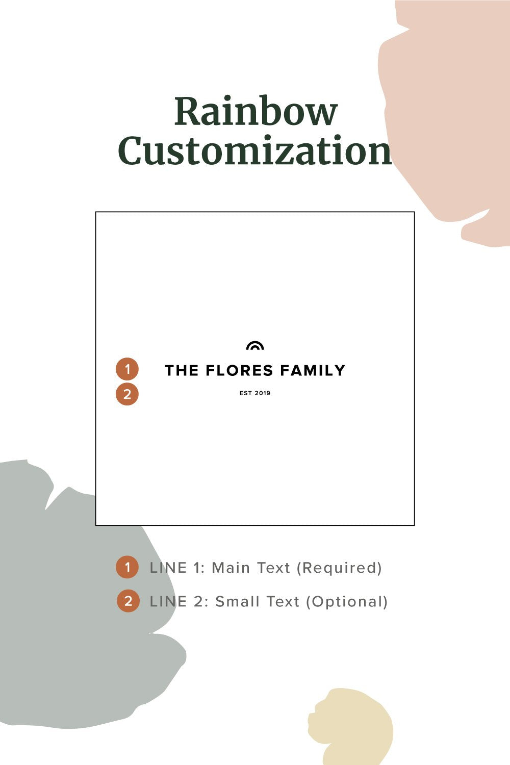 Rainbow Personalized Keepsake Box