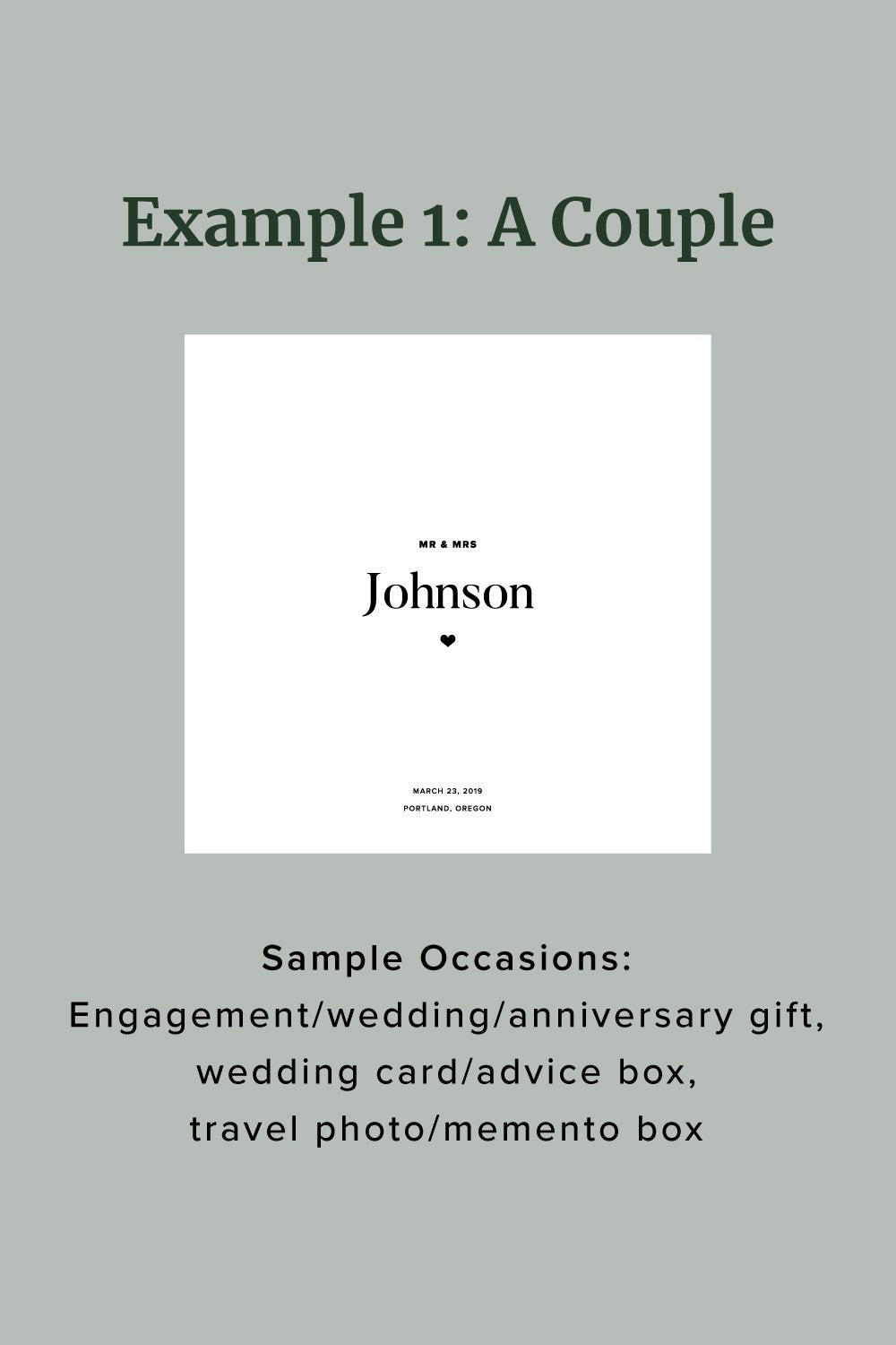 Heartfelt Personalized Keepsake Box