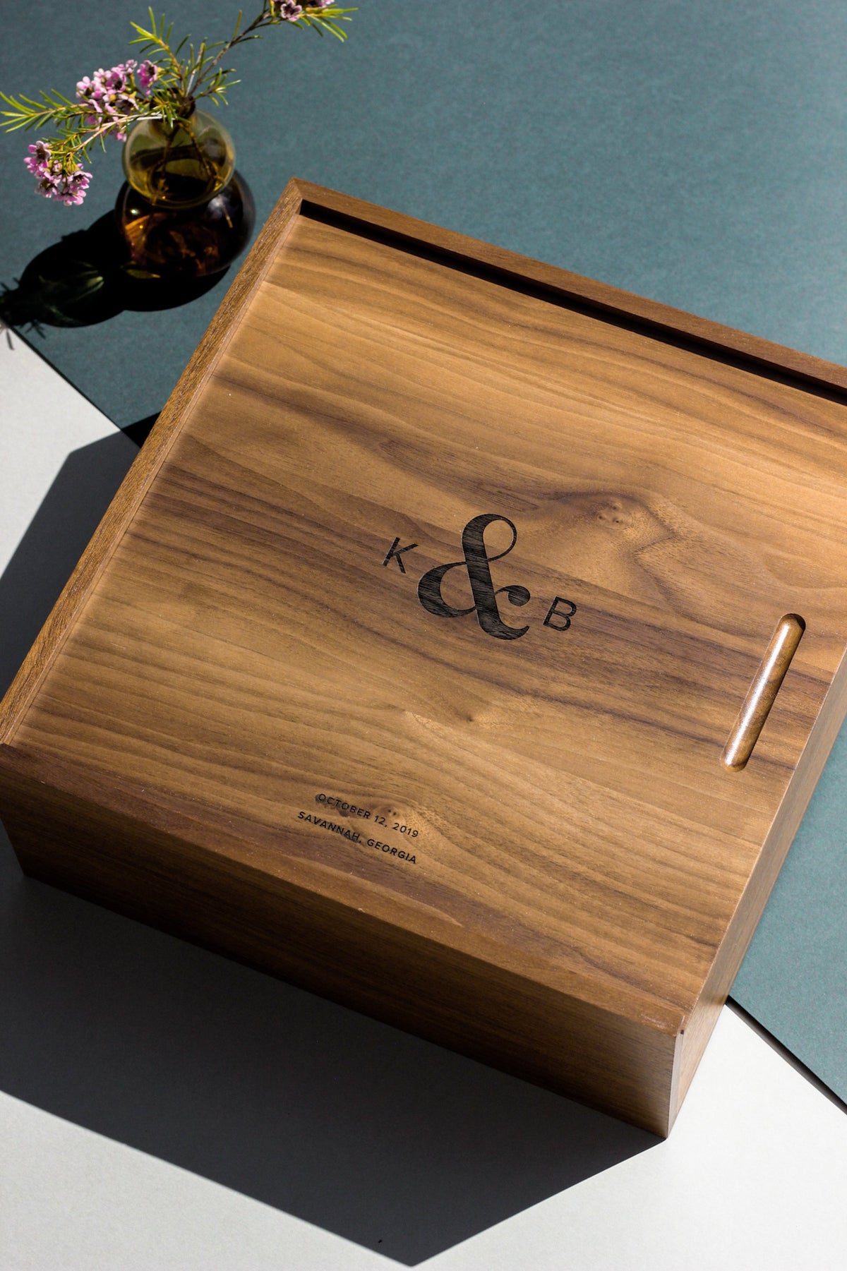 Classic Initials Custom Keepsake Box | Hereafter