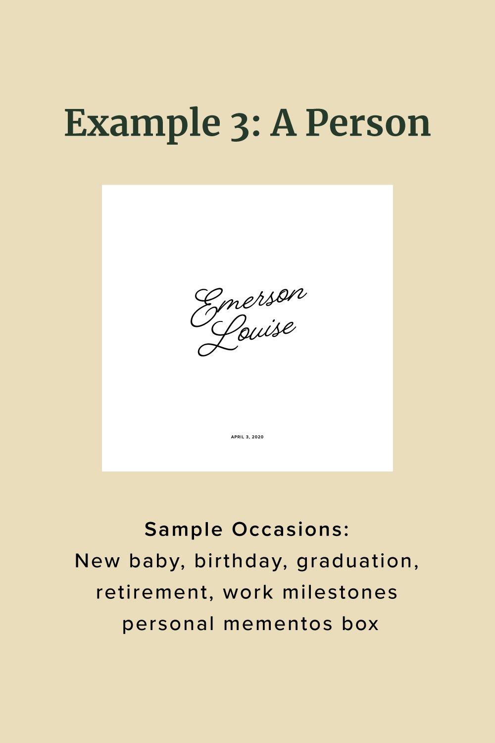 Romantic Script Personalized Keepsake Box