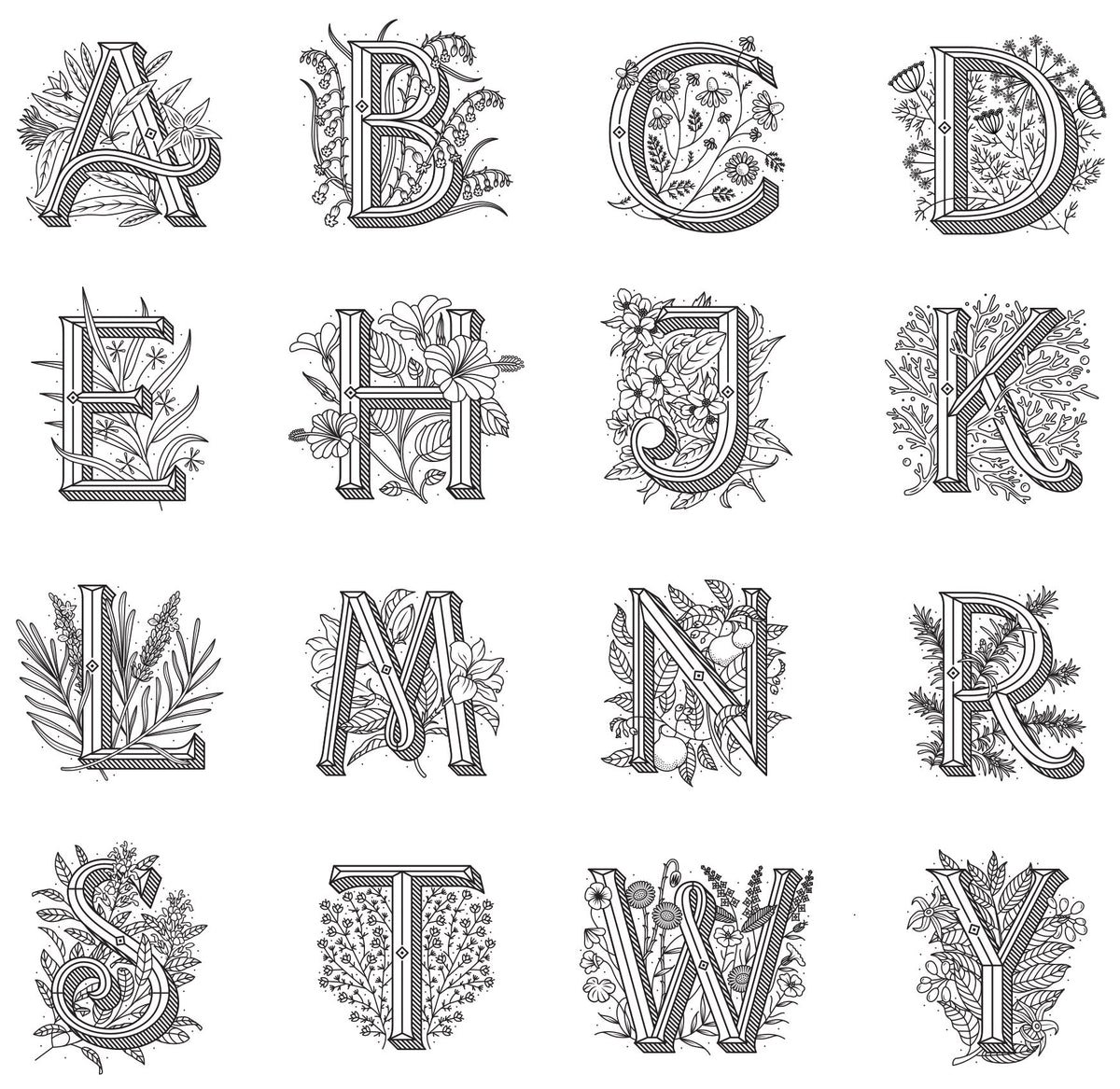 Floral Monogram Personalized Keepsake Box