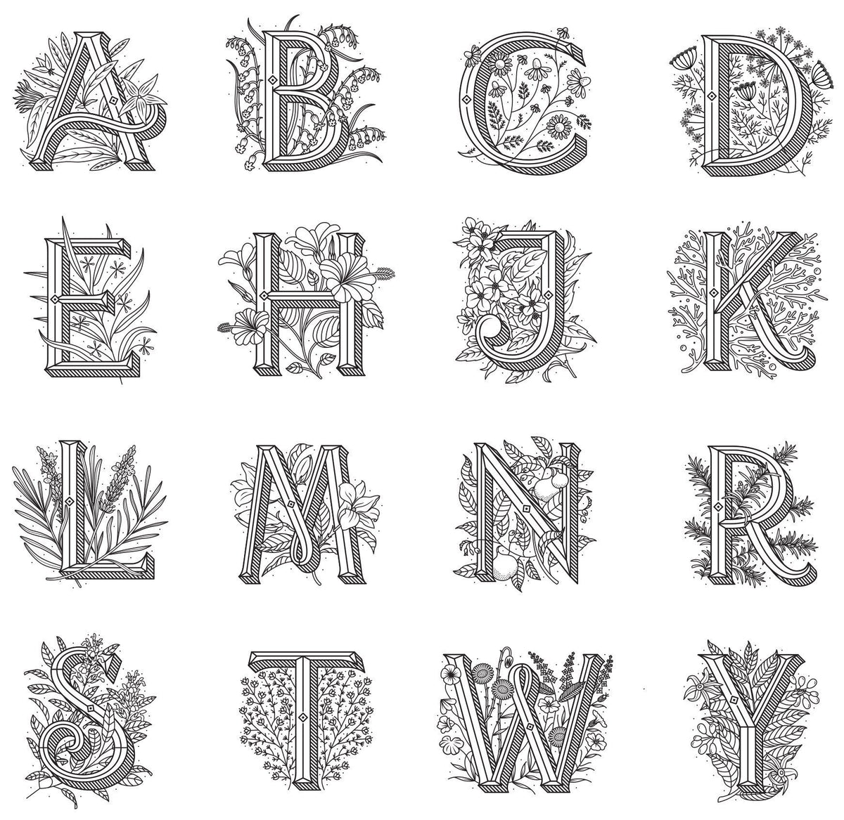 Floral Monogram Wood Keepsake Box | Hereafter