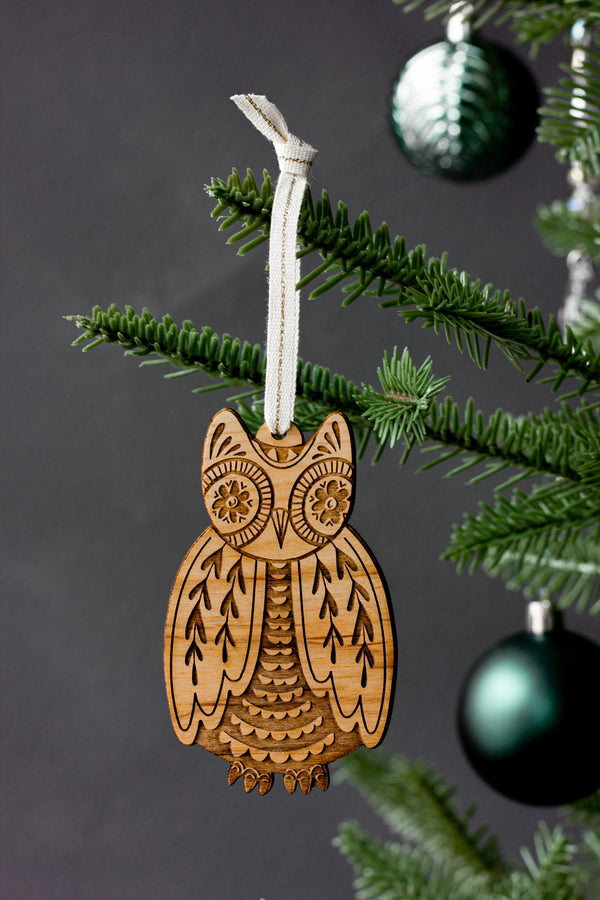 Large Stag - Layered 3-D Wooden Ornament Collection by Acorn
