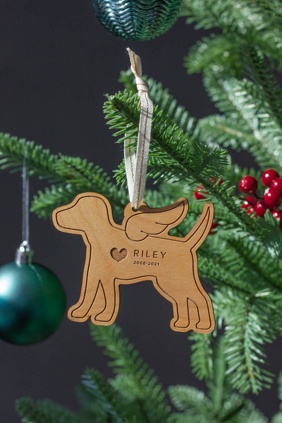 Dog Memorial Personalized Ornament