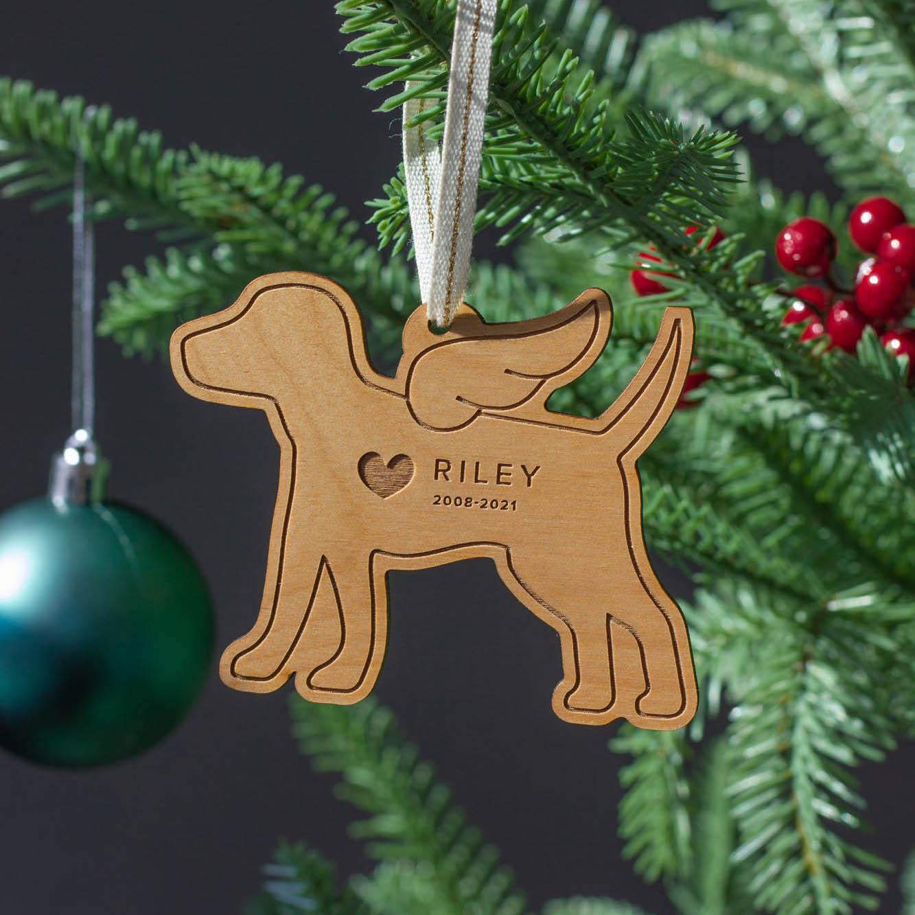 Dog Memorial Personalized Ornament