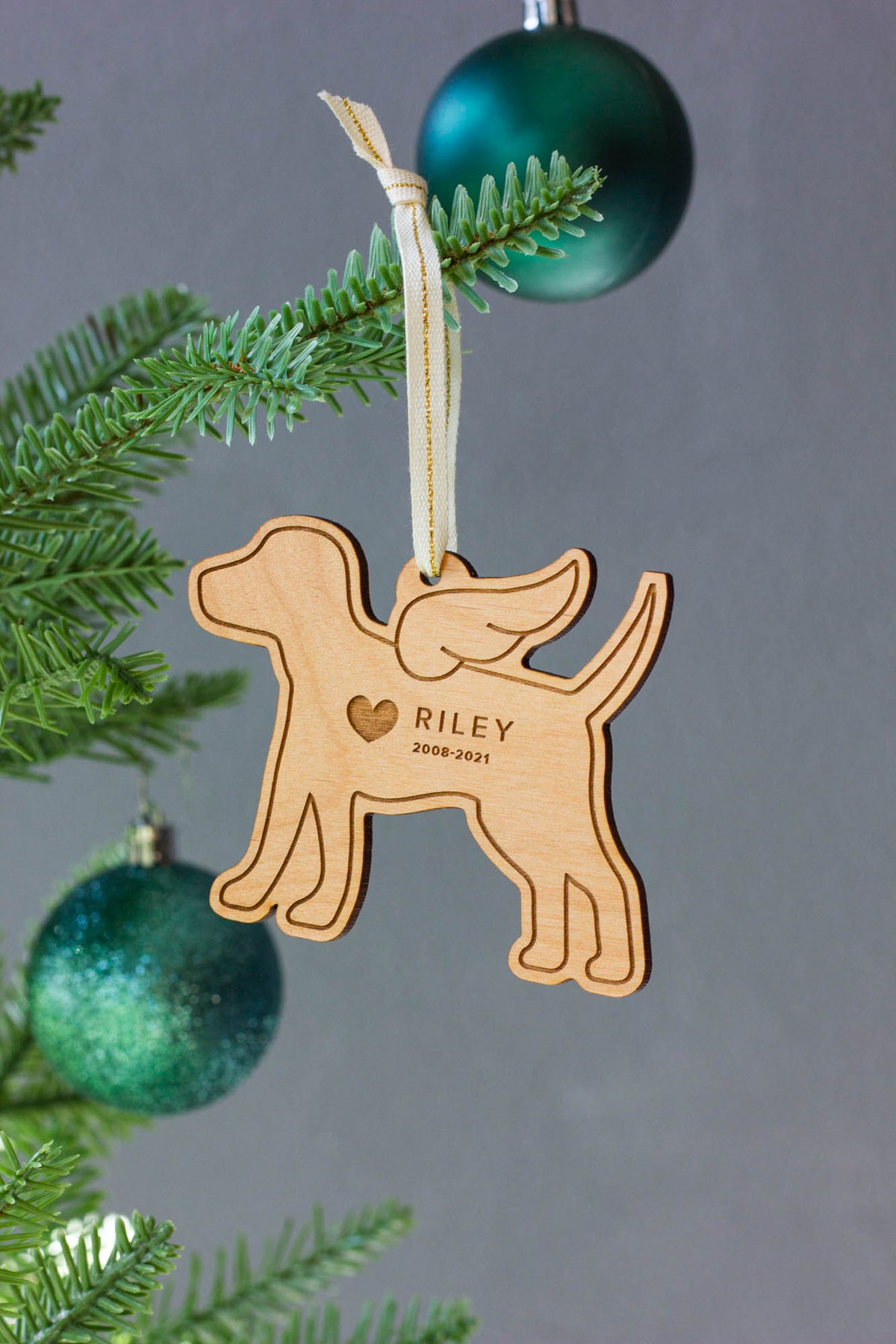 Dog Memorial Personalized Ornament