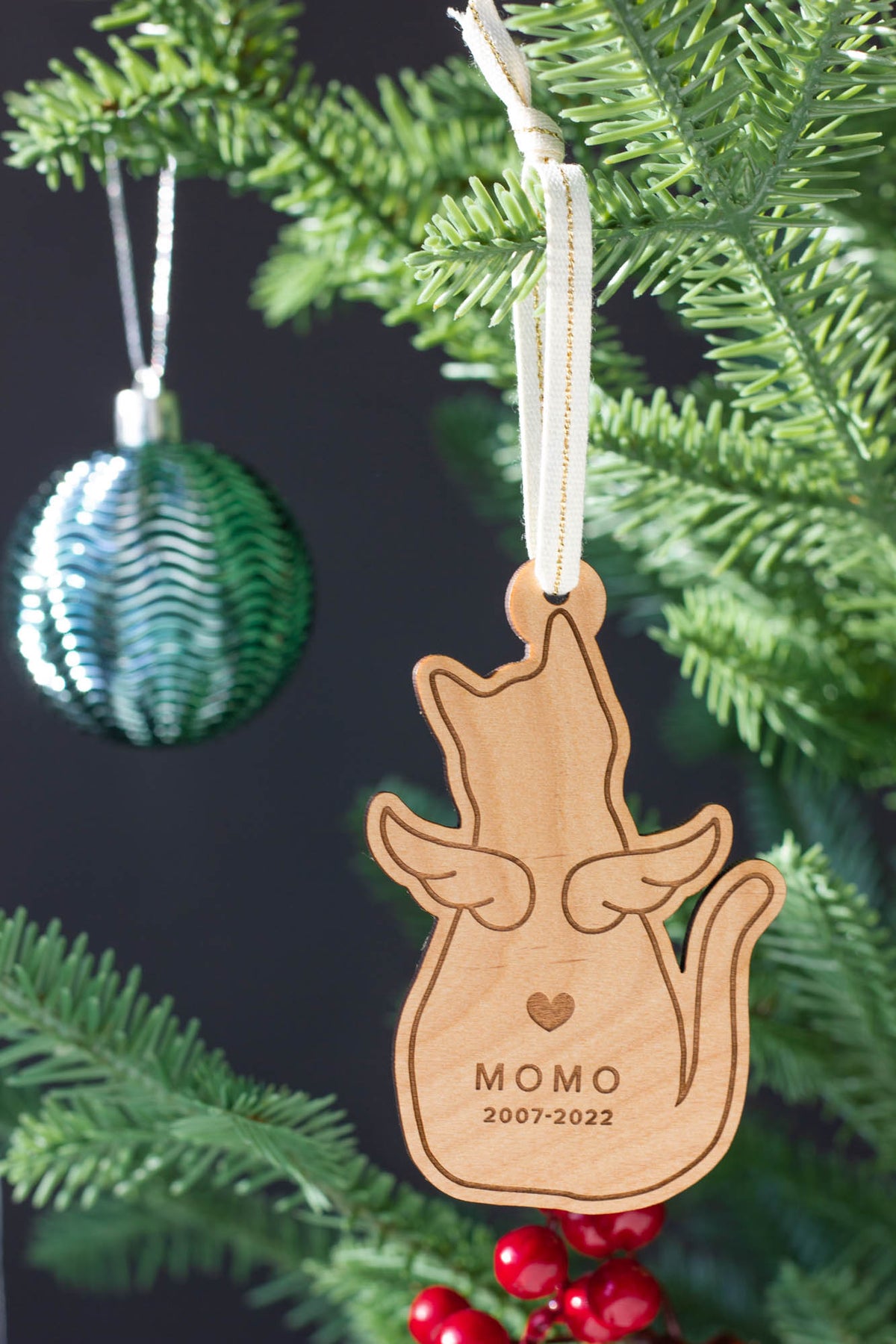 Cat Memorial Personalized Ornament