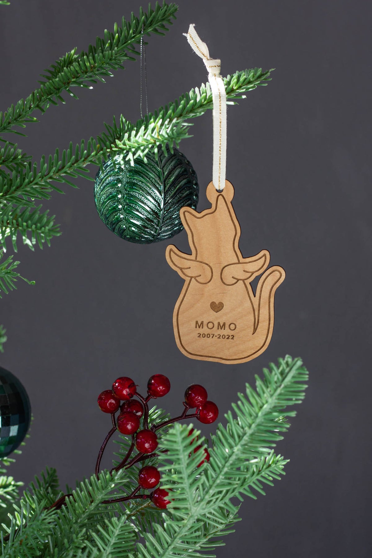 Cat Memorial Personalized Ornament