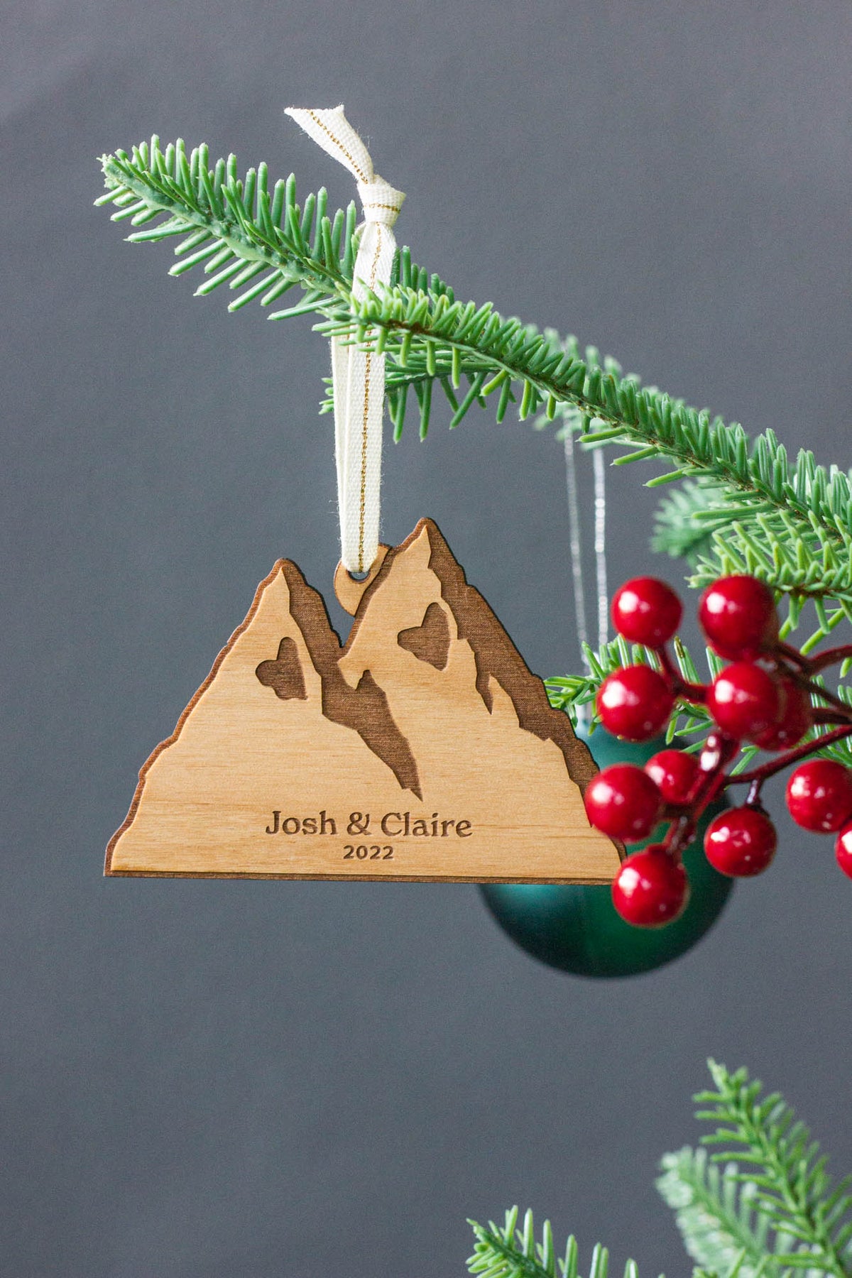 Mountains Personalized Ornament