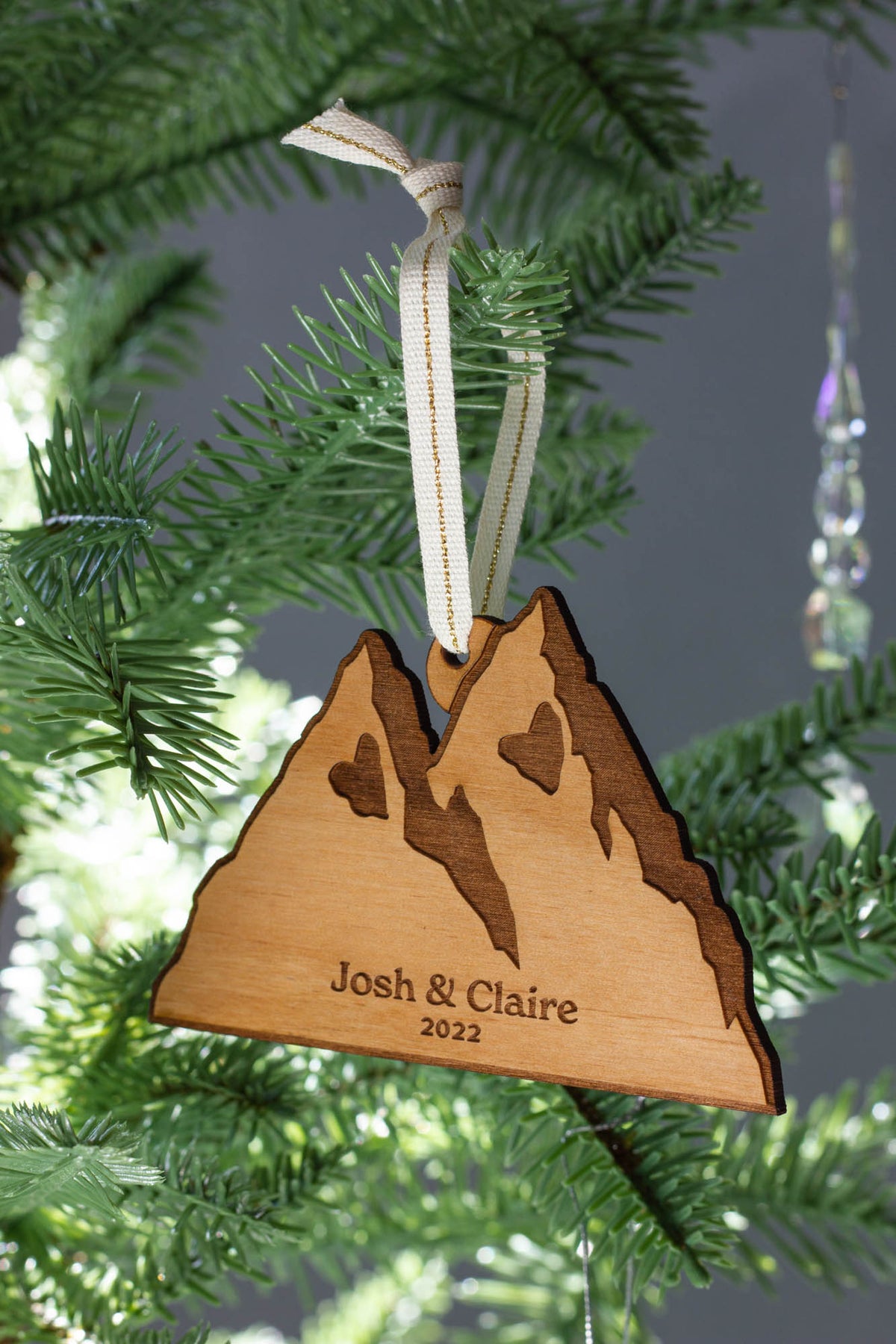 Mountains Personalized Ornament