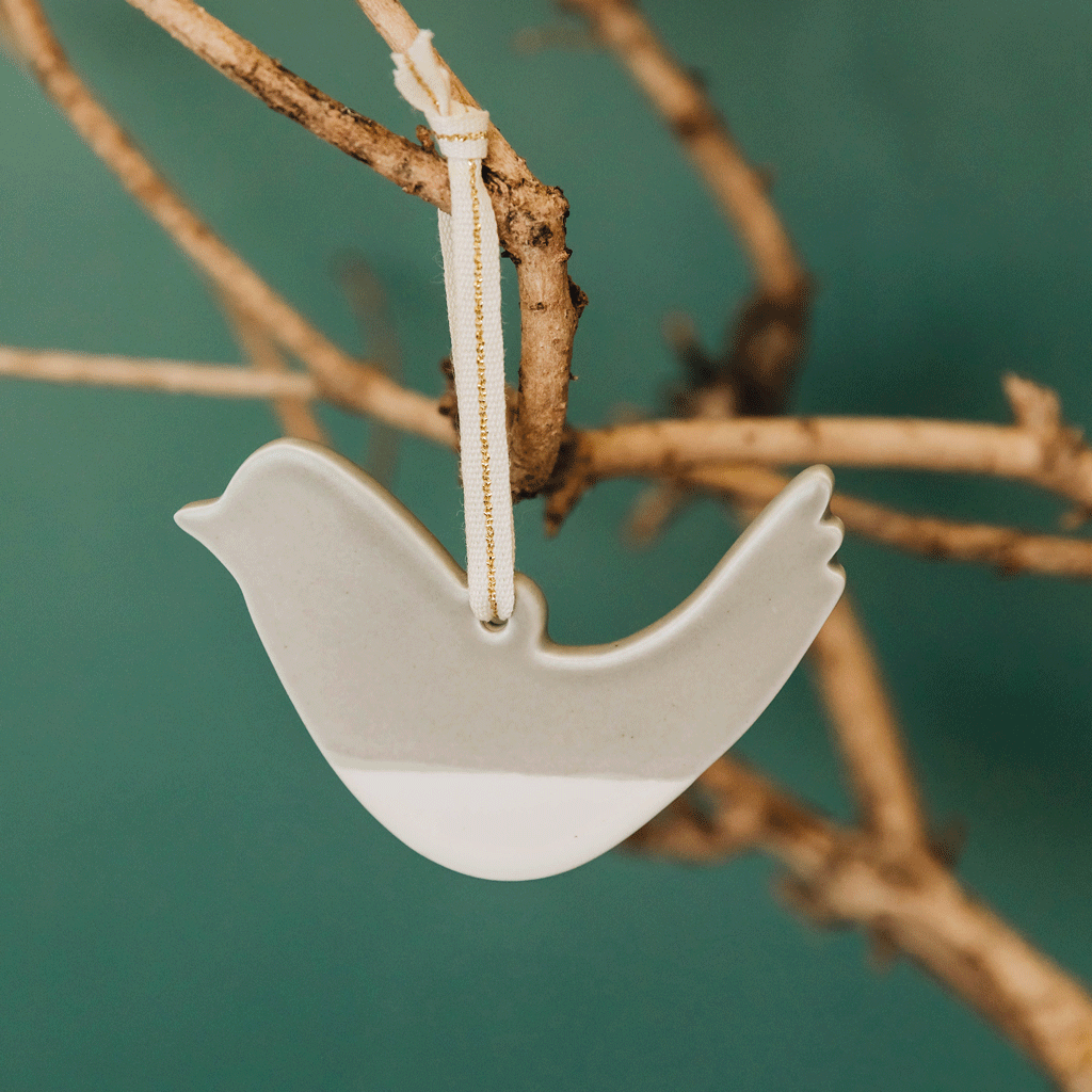 Ceramic Bird Ornament