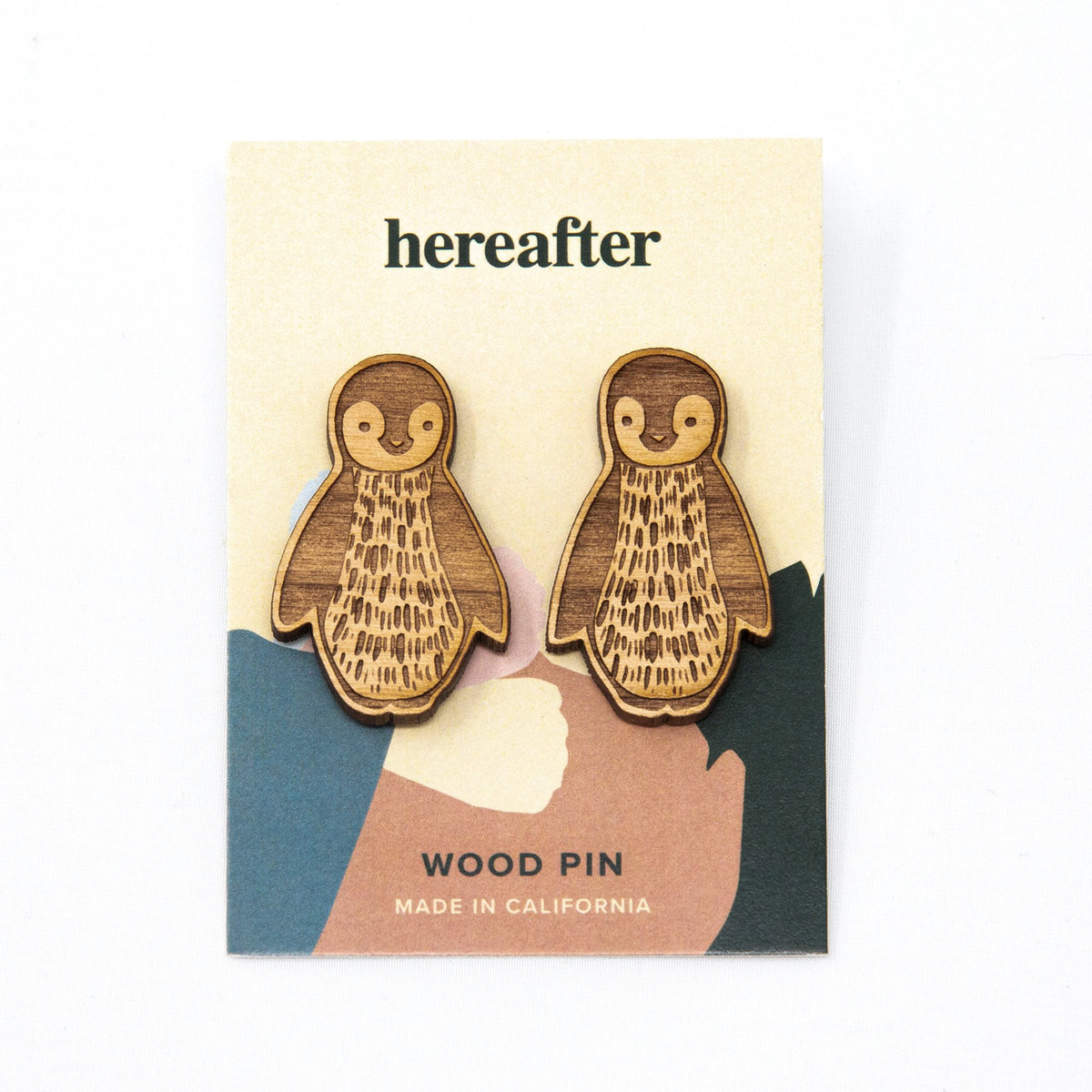 P.011-Hereafter-Penguins-Wood-Pin-1