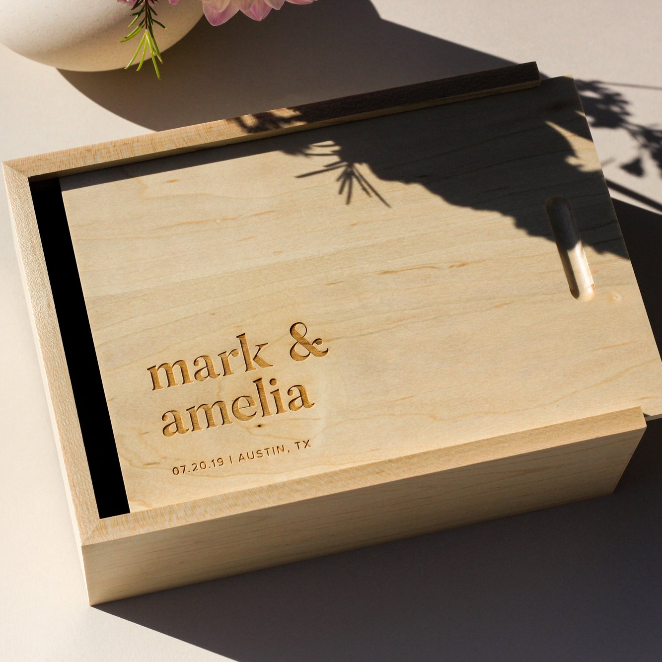 Storybook Small Wood Personalized Keepsake Box